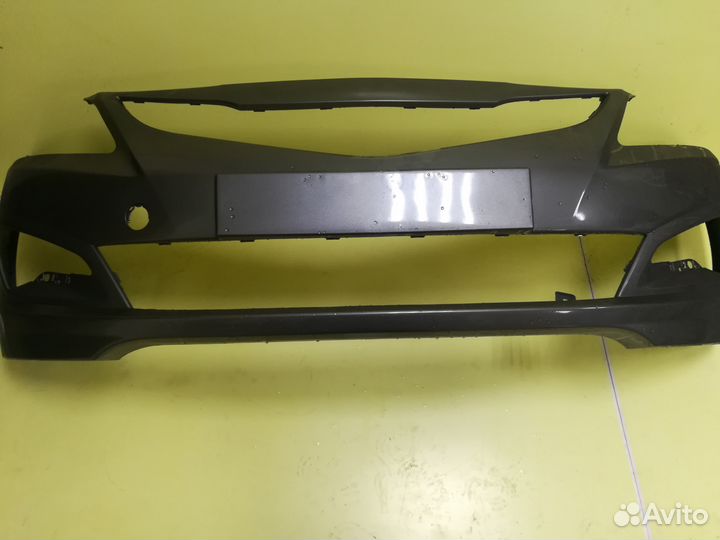 Бампер перед. Hyundai Solaris с14г. /карбон SAE