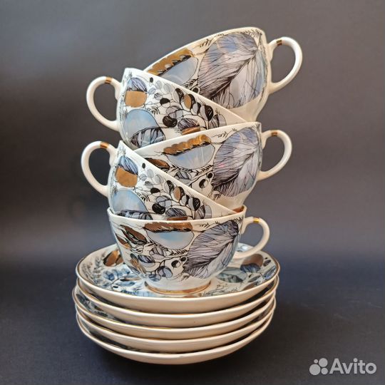 Чайный сервиз лфз Новая Голландия. Чайник Гжель