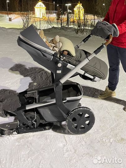 Коляска joolz day 3 + лыжи, конверт, муфта и тд