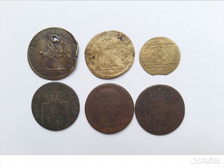 Старинные монеты И жетоны европы