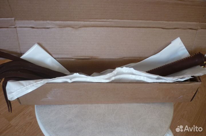 Флоггер из натуральной кожи крс, 60 см