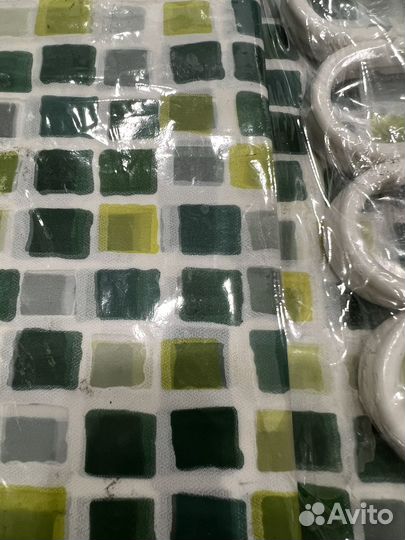 Шторы для ванной новые