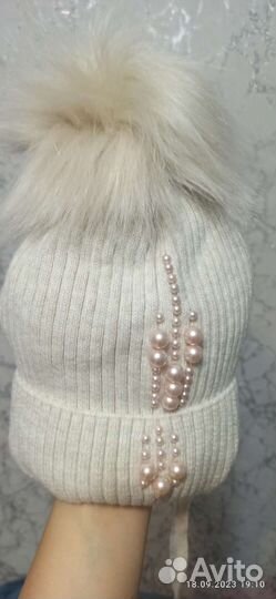 Шапка для девочек осень-зима