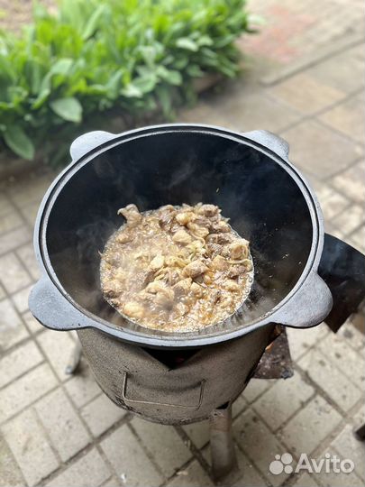 Казан чугунный 16 литров