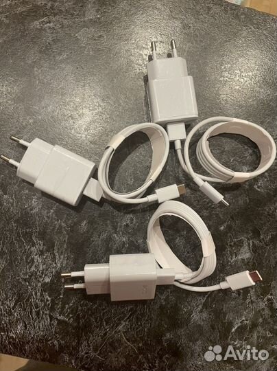 Шнур USB Type-С и блок питания