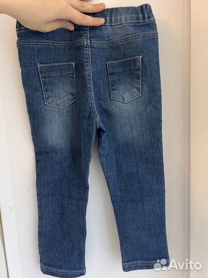 Джинсы для девочки 92 син