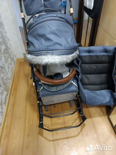Детские санки коляска бу