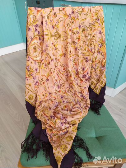 Павловопосадский платок шелковый 