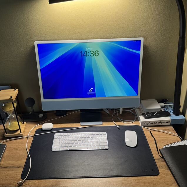 Apple iMac 24 M1 2021, 8/512 гб, синий