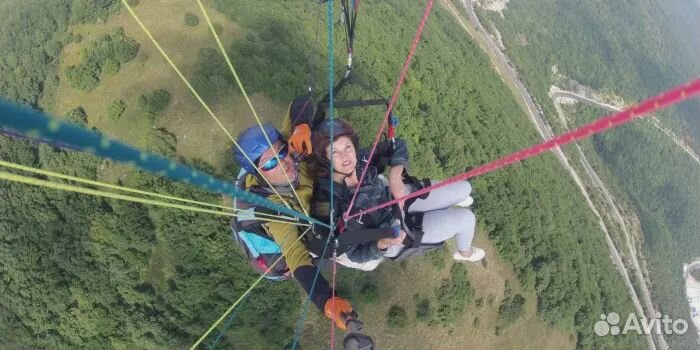 Полет на параплане