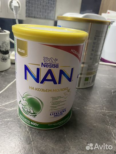 Смесь на козьем молоке нан