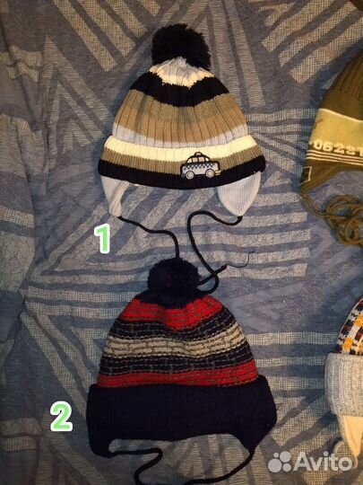 Шапки на 3-4 годика