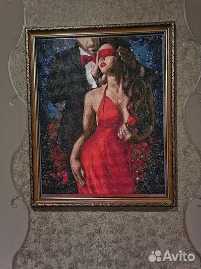 Картина(ручная работа) алмазная мозаика