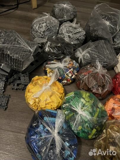 Lego конструктор по цветам 10кг оригинал микс