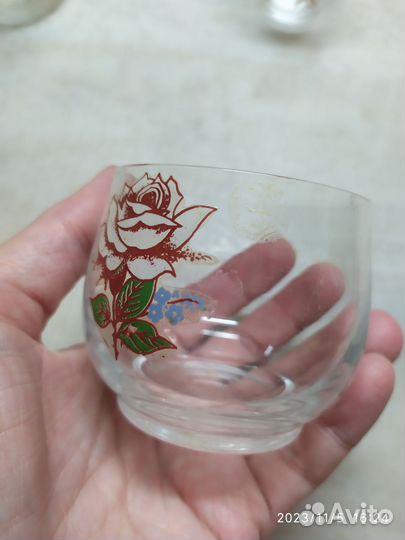 Стаканы бокалы рюмки стекло СССР