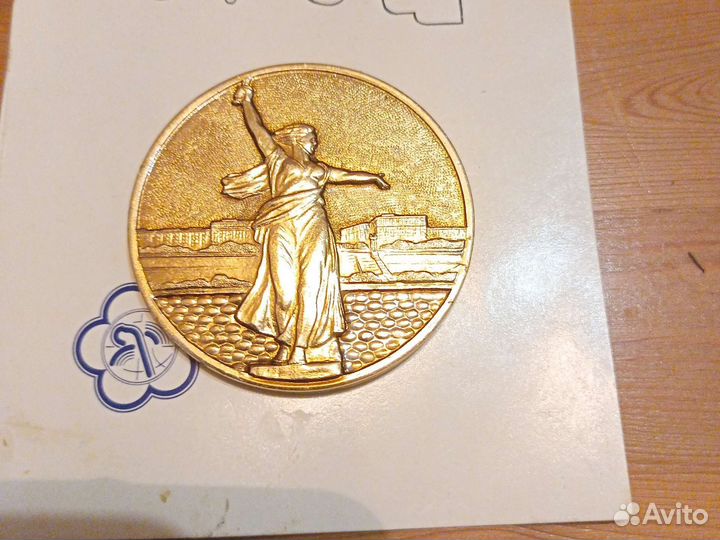 Сувенирная медаль матча Чебурданидзе - Левитина