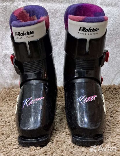 Детские горнолыжные ботинки, р.21-22.5, б/у. Торг