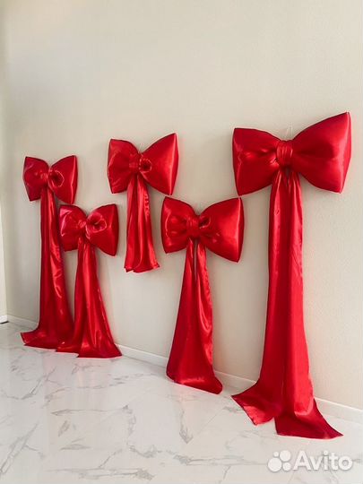 Бант большой для украшения, декора интерьера