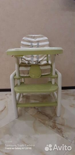 Стульчик для кормления happy baby трансформер