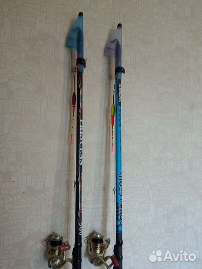 Удочки поплавочные Shimano 5м в сборе