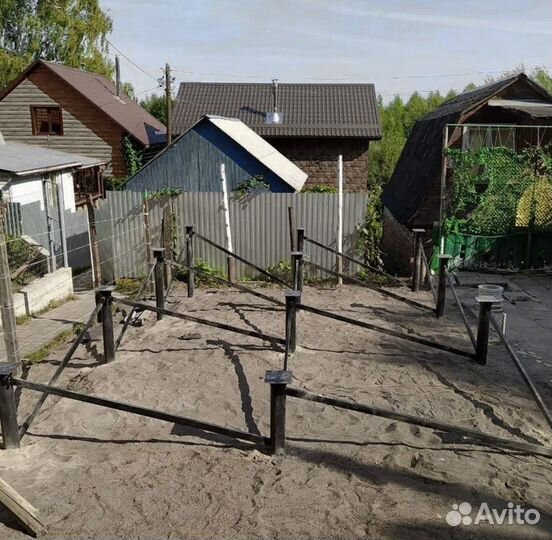 Винтовые сваи с завода