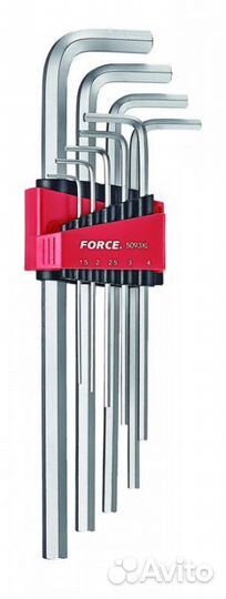 Набор шестигранников длинн.г-образн. 9пр