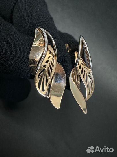 Золотые серьги/ 585