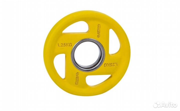 Диск обрезиненный fassion, 1.25 кг / диаметр 51 мм