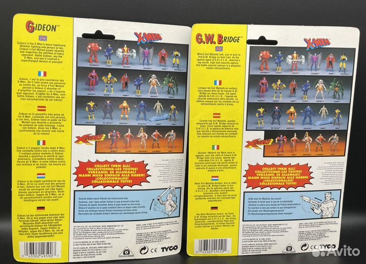 Gideon & G.W. Bridge - X-force (Toy biz)