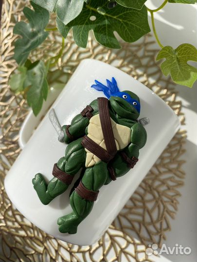 Черепашка-ниндзе подарок на кружке