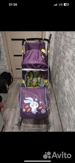 Коляска санки