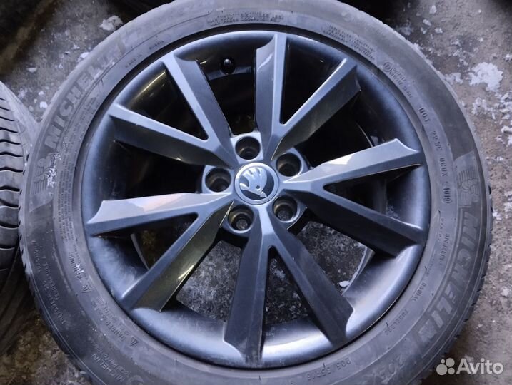 Skoda r16 5x112 et46 57.1 7j Michelin