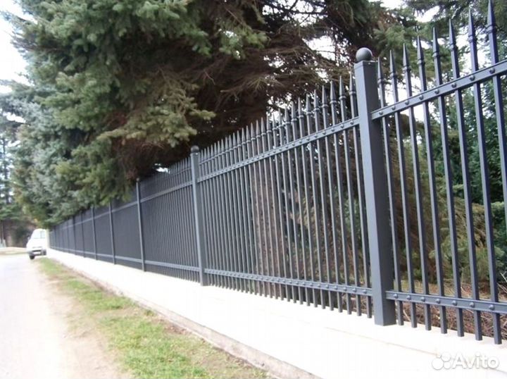 Забор сварной из профтрубы