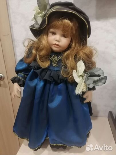 Кукла фарфоровая коллекционная ремеко