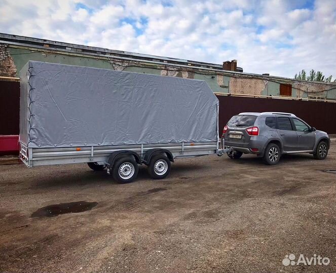 Прицеп Мзса 817735.012 - 4,5 метра тент 1,8 скос