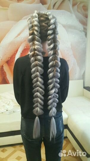 Канекалон Косы Зизи Брейды Афрокосы Дреды Плетение