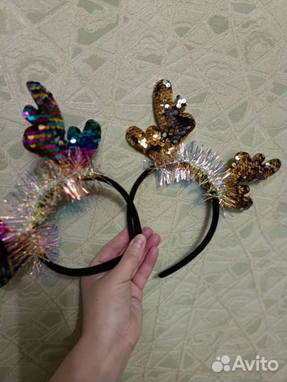 Новогодний ободок