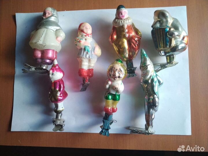 Елочные игрушки СССР коллекционные