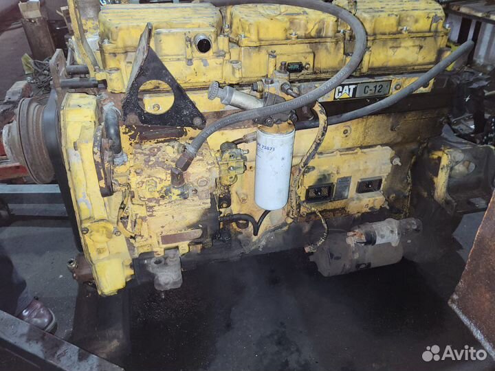 Двигатель cat 12 2ks caterpillar c12 Гбц cat c 12