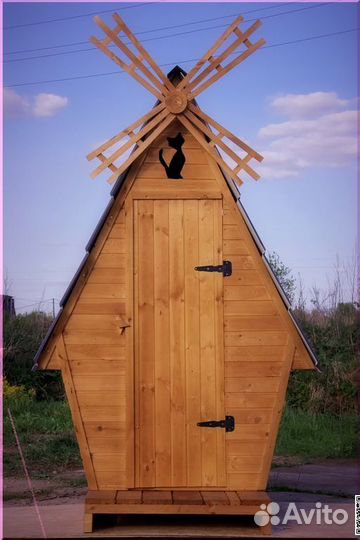 Дачный туалет с установкой DRE447