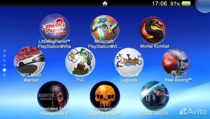 Карты памяти с набором игр для ps vita