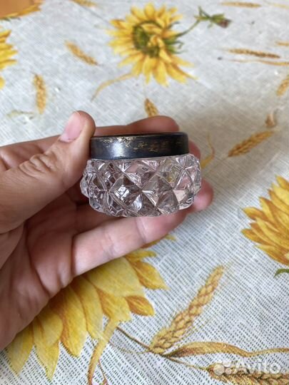 Солонка хрустальная СССР