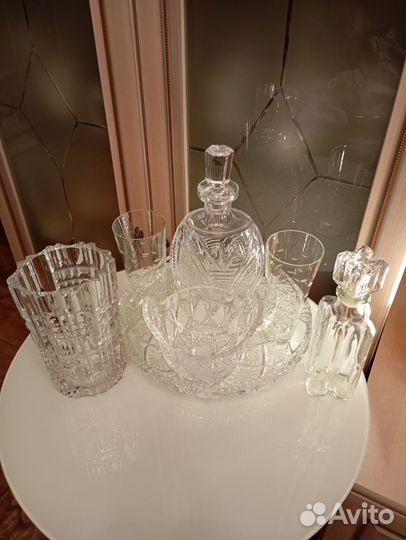 Советская хрустальная посуда