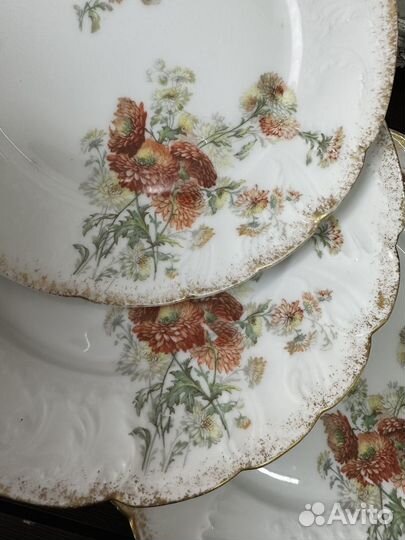 Антикварные тарелки Limoges Франция