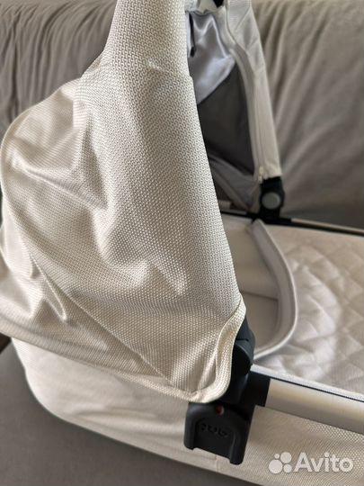 Uppababy vista с автокресло cybex cloud q с базой