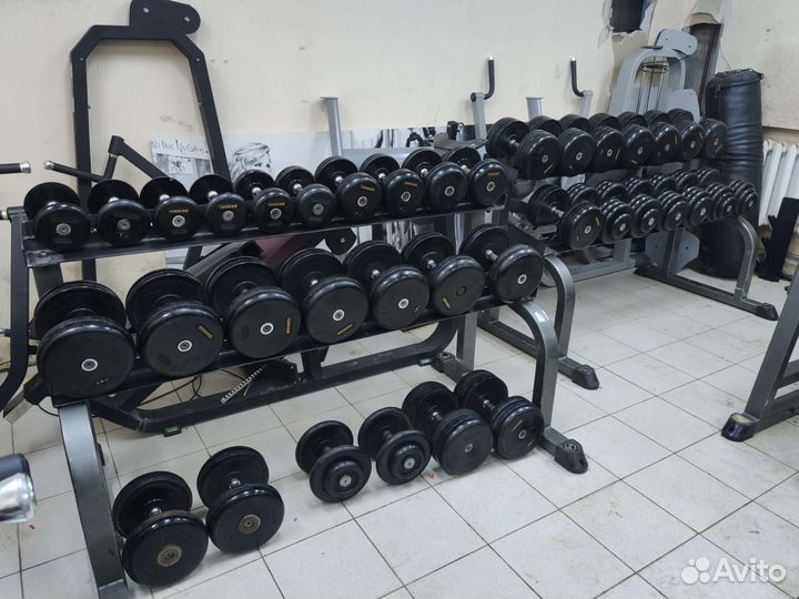 Гантели обрезиненные Ivanko и Barbell