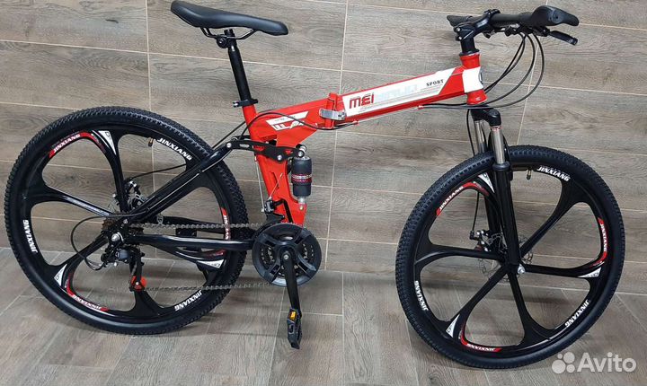 Велосипед на литых дисках