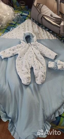 Конверт на выписку для мальчика осень зима