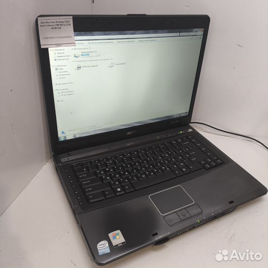 Ноутбук Acer Extensa 5220 Intel Celeron 1700 мгц 2