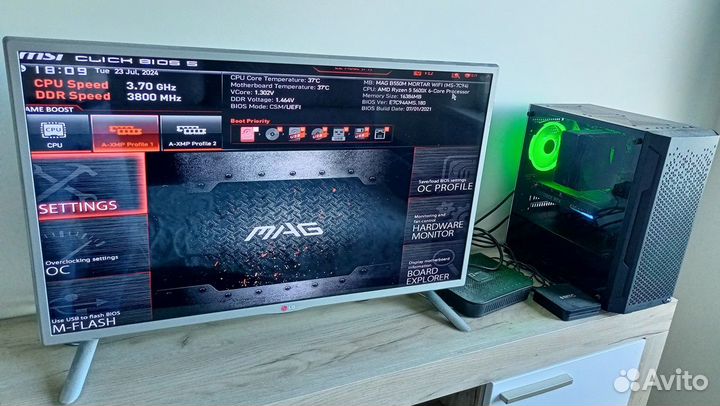 Игровой пк RTX 3070 / Ryzen 5 5600X